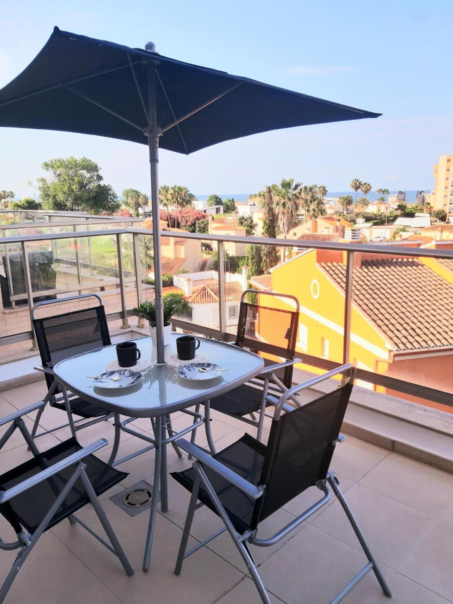 Apartamento Aurora Con Terraza Y Vistas Al Mar Playa Exterior foto